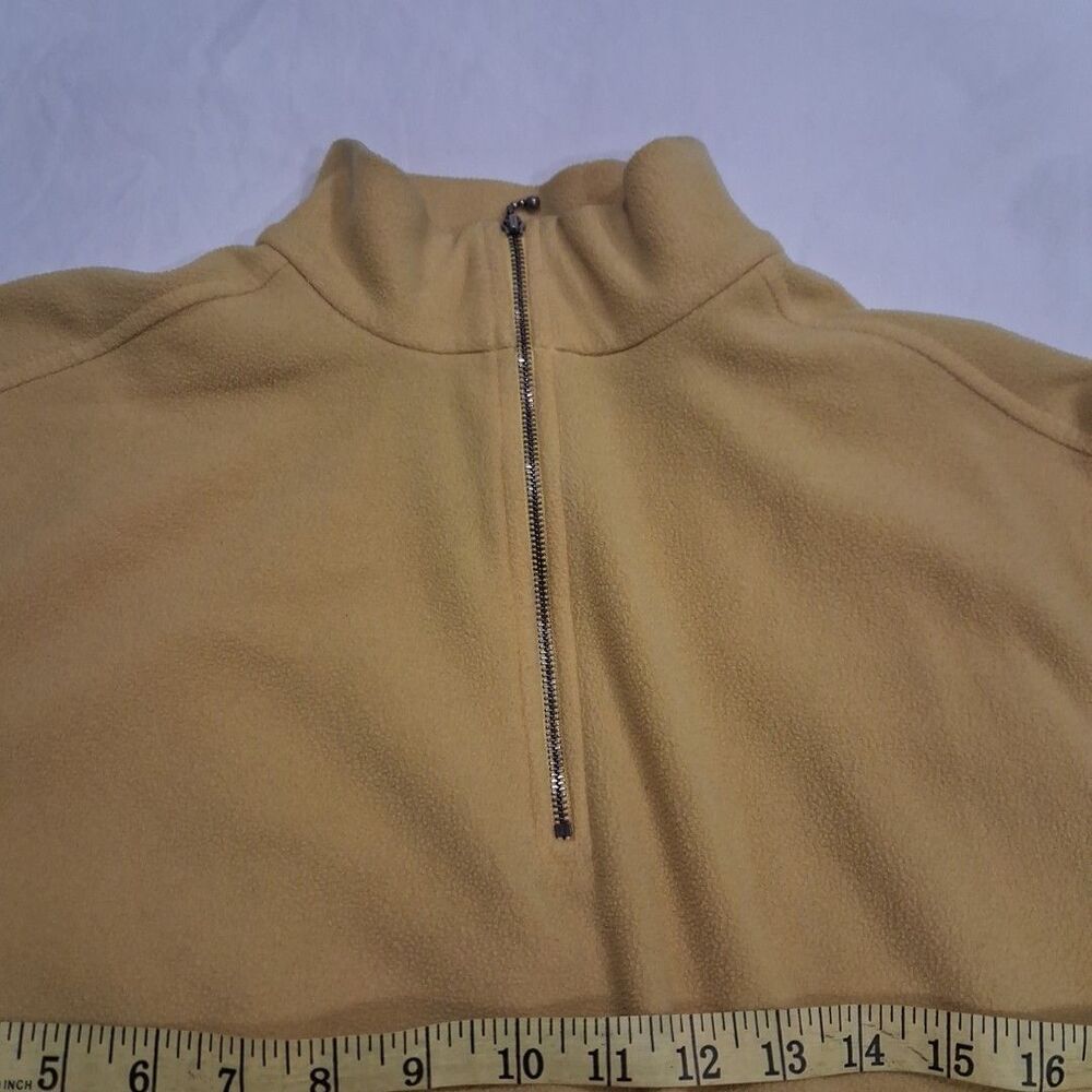 Patagonia Womens Yellow 1/4 Zip Fleece - Picture 6 of 9